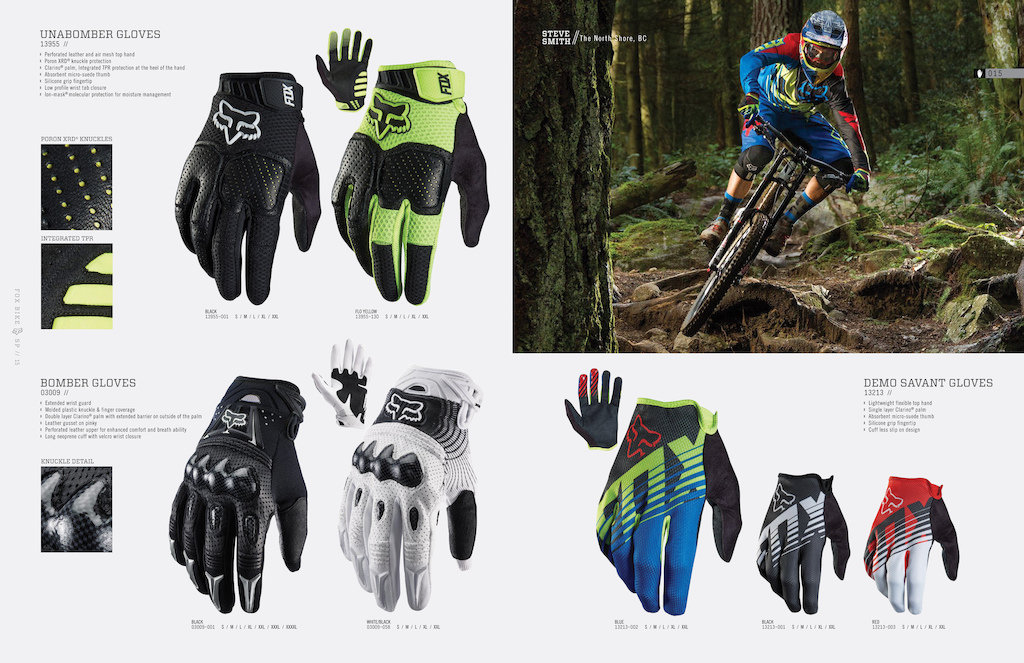fox downhill gloves