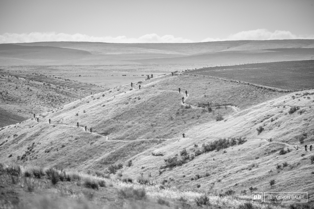 The rolling hills of Sno Road Winery make for great singletrack.