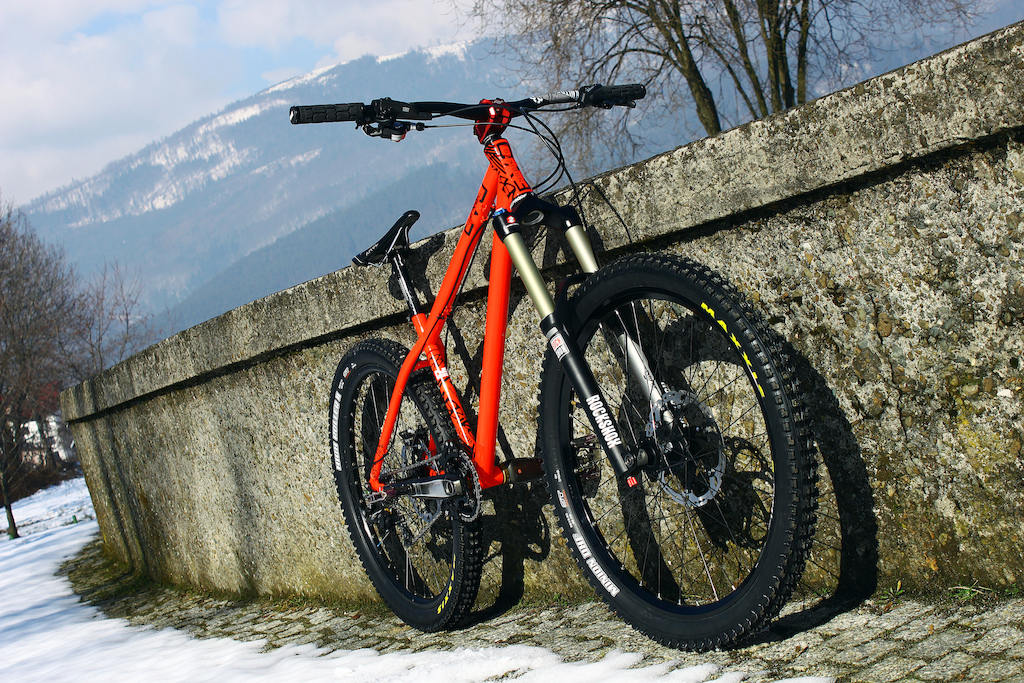 My bike for the season 2015. NS Bikes Surge Evo + Rock Shox Lyrik RC2 DH + HCC Components. Many thanks for my friends, HCC Components, Black Mountain, OPG Węgierska Górka and No Limits Rajcza !! Thanks for photographer! Feel free to visit: 
fb.com/HighFiveRacingTeam
