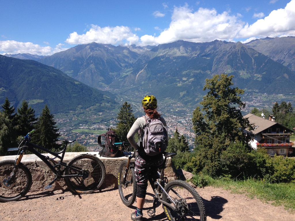 August 2014 - Alp Crossing from Garmisch Partenkirchen to Riva del Garda. We took our time and spent 8 days riding with almost no gear. Just a small day pack and a credit card.Stayed in some amazing places from stunning bike-hotels with excellent amenities to smaller B&amp;B type hotels. Food was exceptional, the riding was mixed with maybe only 35% singletrack, but always fun knowing the next beer garden is just around the corner!