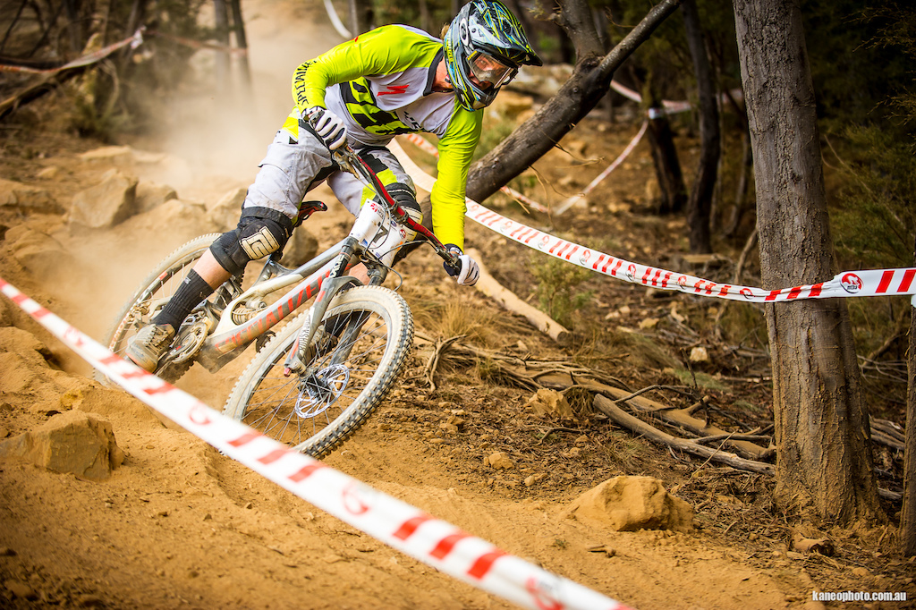 Dave McMillan on the gas