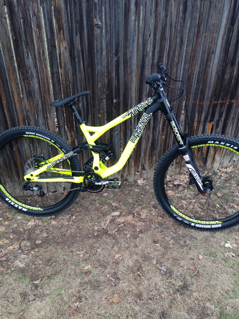 My new Commencal Supreme DH. Thanks to Commencal bikes for the support!
