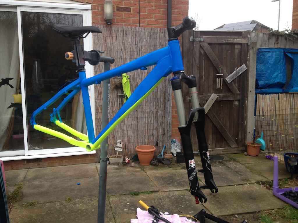 My norco frame repainted and forks fitted