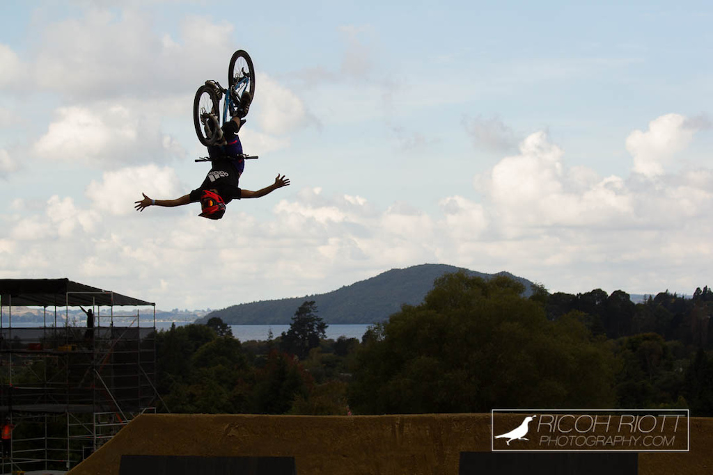 Speed and style practice got bigger and bigger as riders got to know the course
