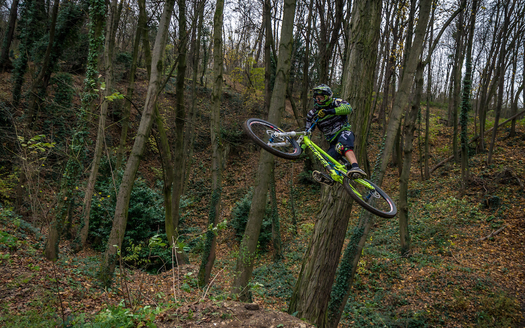 Benoit Coulanges, improving his riding skills during this off season