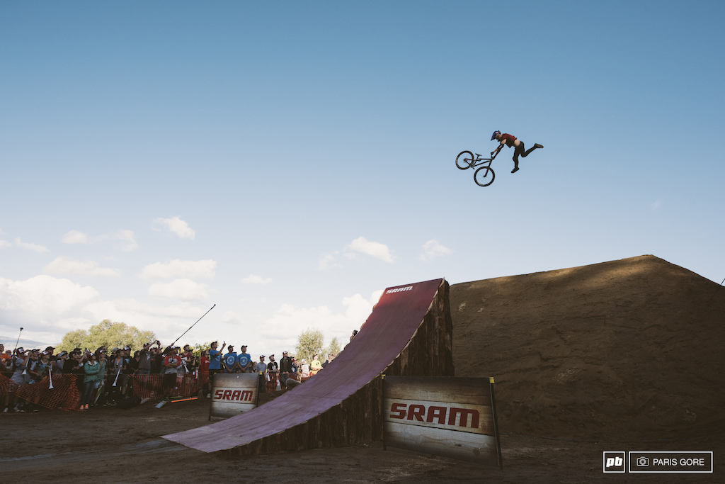 Martin Soderstrom 360 Double Tailwhip over the final booter proving that he is back and going to be a regular threat.