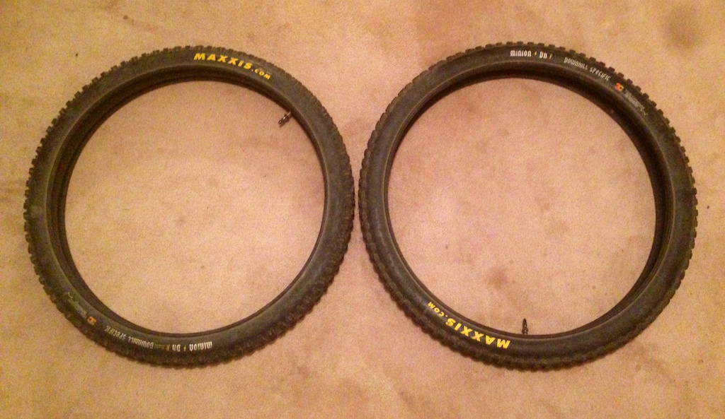 Maxxis Minion 3C (Triple Compound) DHF 2.5 and DHR 2.5 Downhill Specific tires for sale!