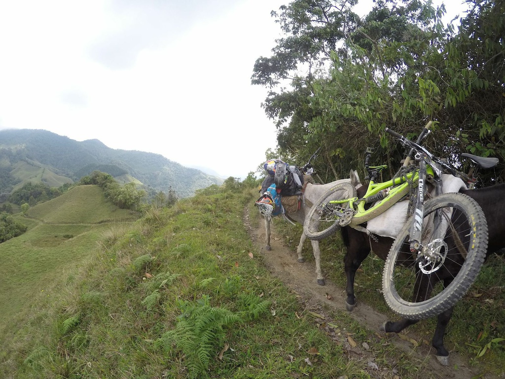 Backcountry magic in the southern hemisphere. After wrapping up some urban DH, Aaron Chase took some time to slow-shuttle in the Colombian mountains.