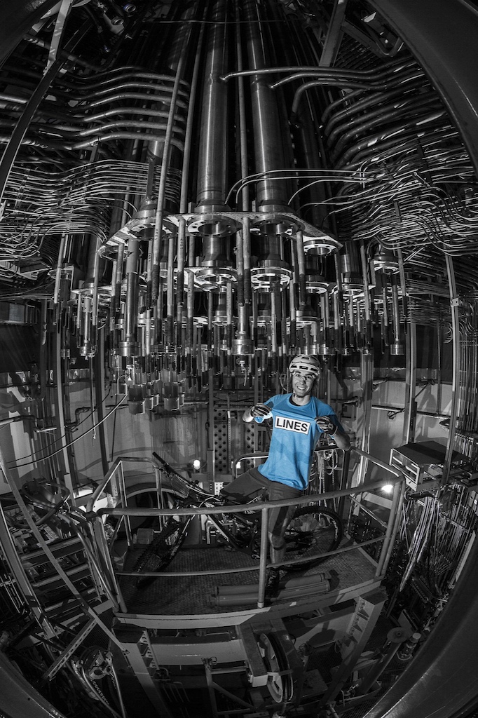 That's exactly where shouldn't be standing in a running nuclear power plant.
Foto: Friedrich Simon Kugi