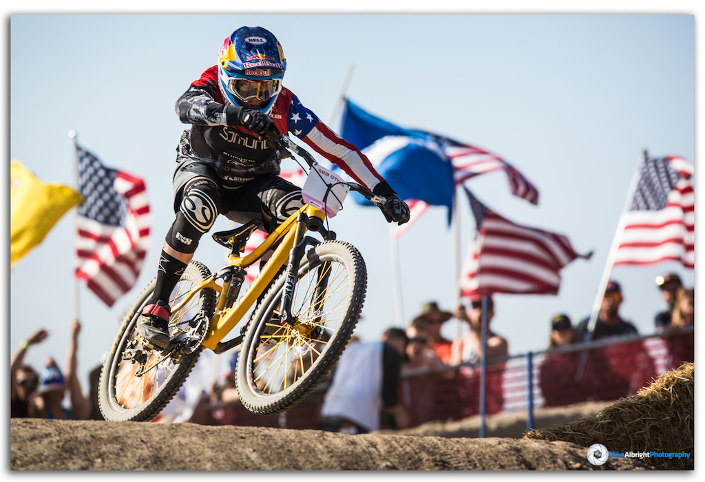 Congratulations Jill Kintner on a smashing victory at the 2015 Sea Otter Classic Dual Slalom race in Monterey, CA