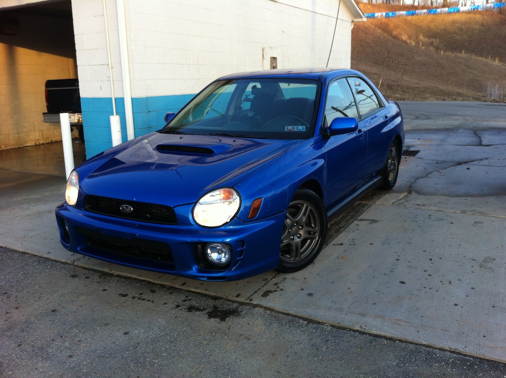 Winter crap washed off.