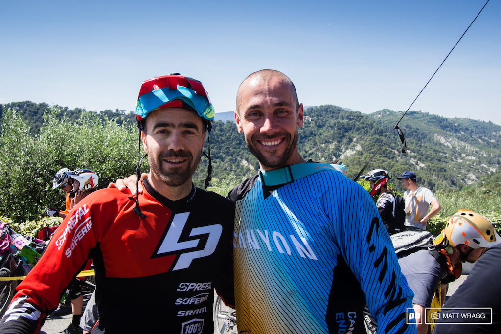 Fabien was one of the first to congratulate his former neighbour on a hard-fough win today. Florian Nicolai pushed him all the way, but he pulled more than 20 seconds on his young rival on the third stage, which was enough to deliver him the victory.