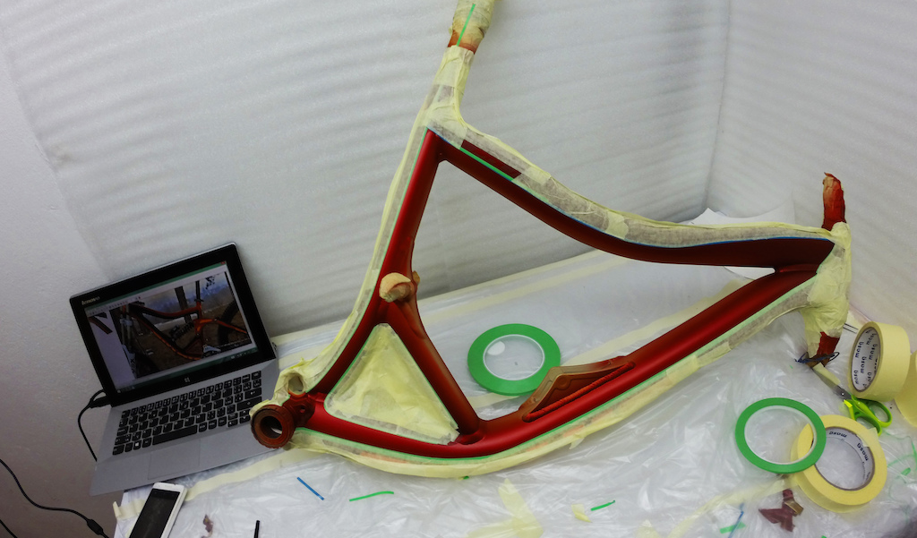 Masking in process.