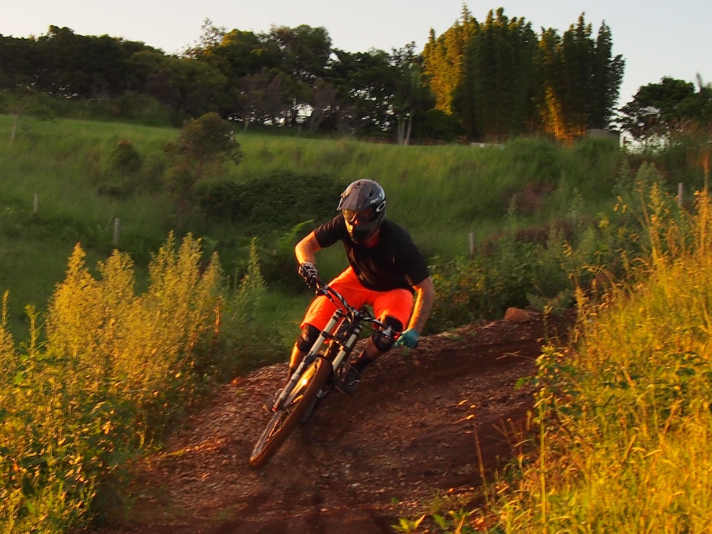 ripping the berms on the flow section