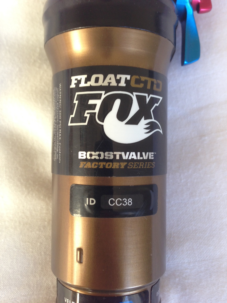 2014 Fox Float CTD Boost Valve Factory kashima shock 200x57mm / 7