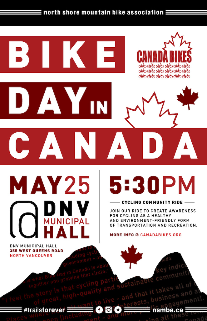 Bike Day in Canada poster