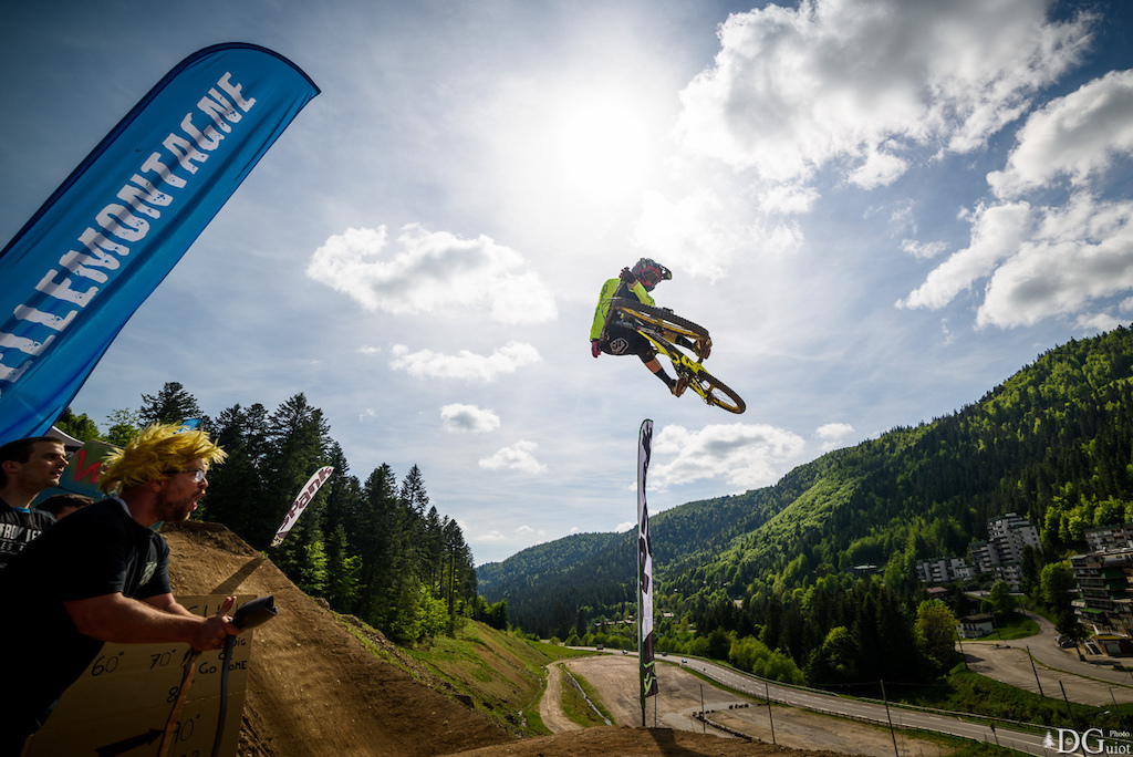 I like the picture
me at contest whip off from bike park La bresse in France 
sun and big riding, soooo good