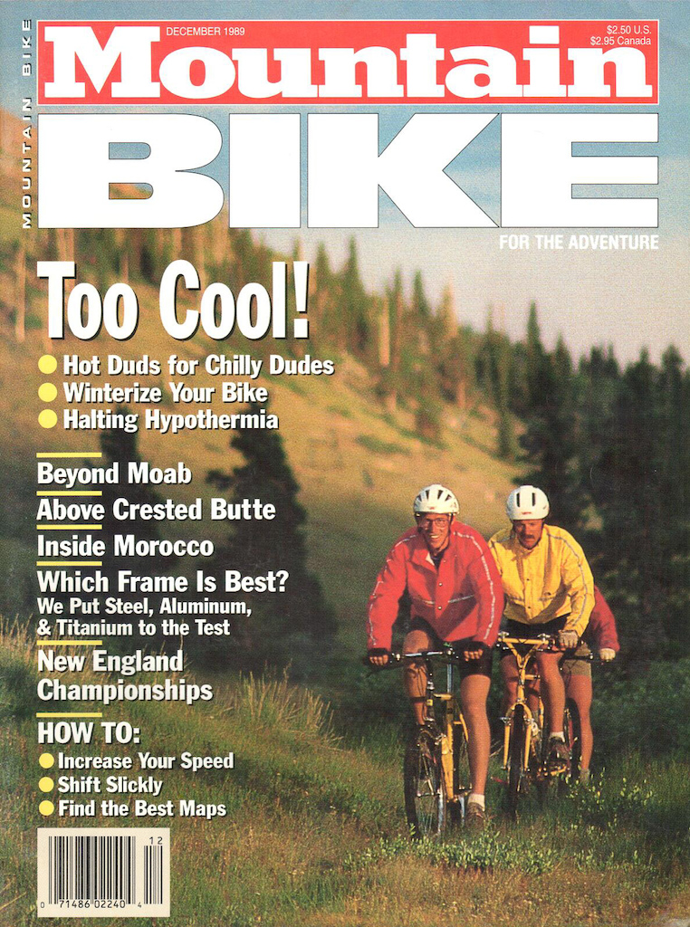1988 Merlin Titanium Mountain Bike as featured in the December 1989 issue of Mountain Bike Magazine.