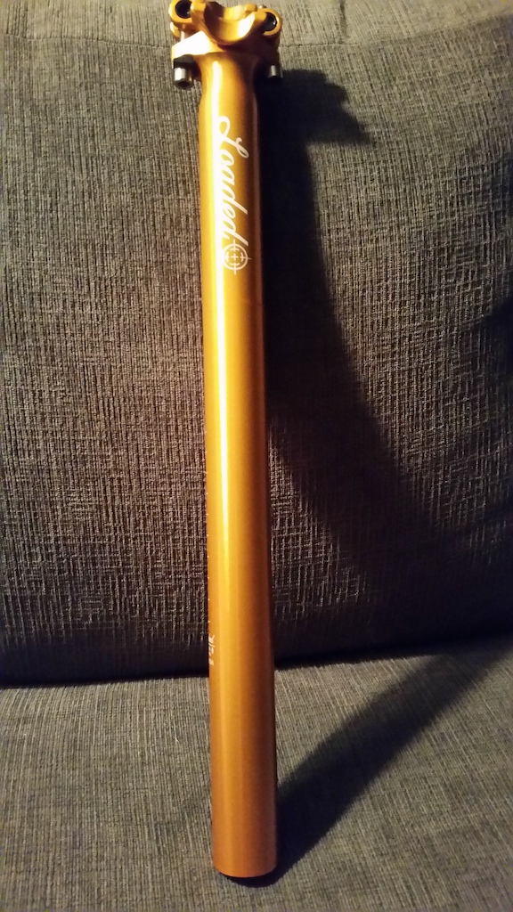 2015 Loaded GOLD X-Lite Seat post size 30.9mm BRAND NEW STILL IN