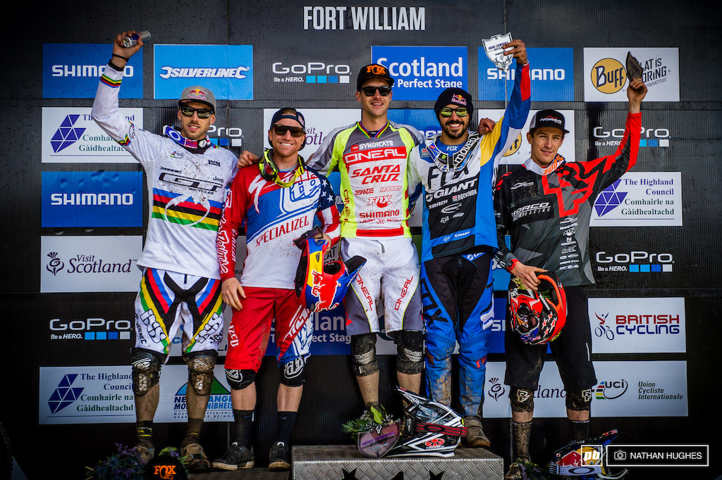 The first ever downhill World Cup podium for Colombia and the first ever for a Norco rider.