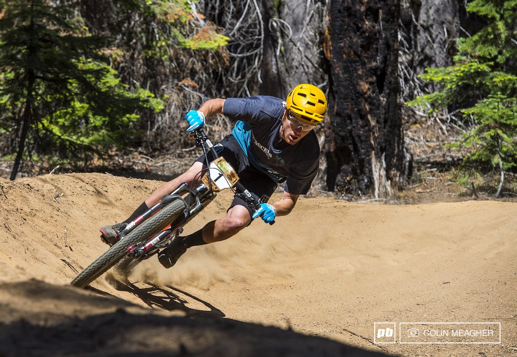 Rocking the number one plate for his win last year Crunkshox--aka Alex McGuinness--was charging hard all day long. That effort paid off with another W for the Bend OR rider edging out fellow local and EWS racer Adam Craig as well as Curtis Keene Kyle Warner and Brian Lopes.
