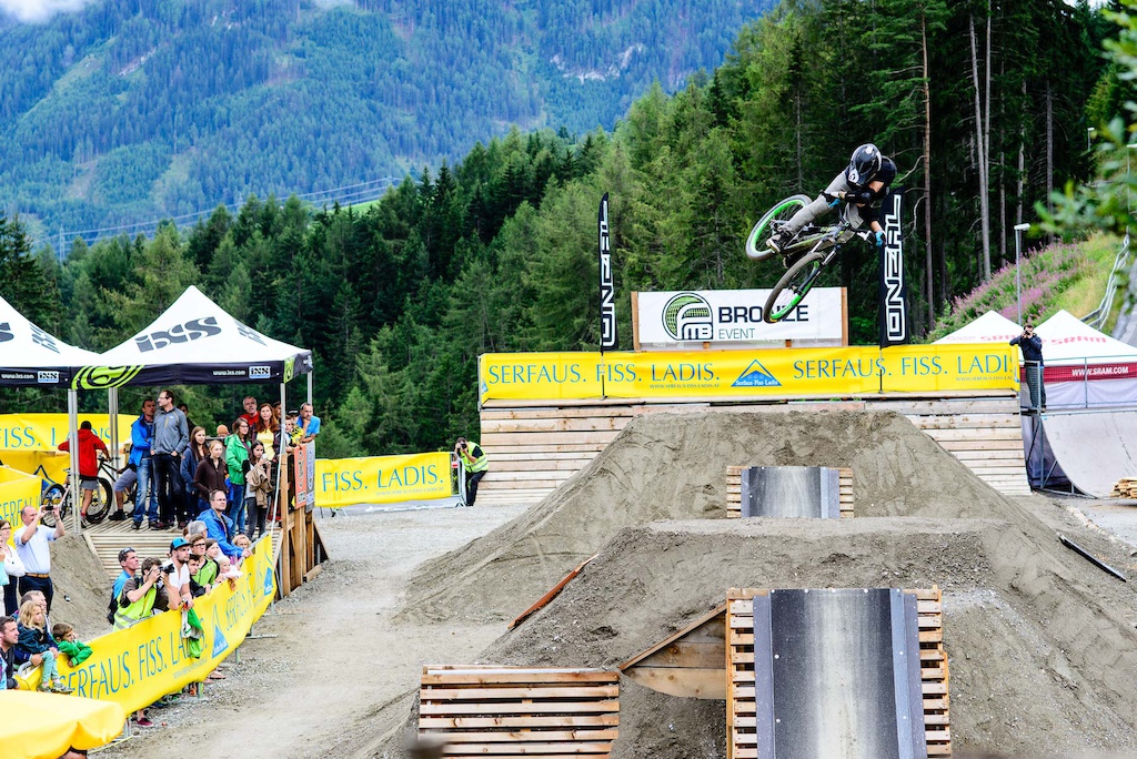 The first O´Neal Rookies Slopestyle, FMB Worldtour Bronze, during the Kona MTB Festival Serfaus-Fiss-Ladis.ROOKIES in Tyrol, Austria, on August 9, 2014.Free image for editorial usage only: Photo by Felix Schüller.The first OÂ´Neal Rookies Slopestyle, FMB Worldtour â Bronze,  during the Kona MTB Festival Serfaus-Fiss-Ladis.ROOKIES in Tyrol, Austria, on August 9, 2014.Â Free image for editorial usage only: Photo by Felix SchÃ¼ller.
