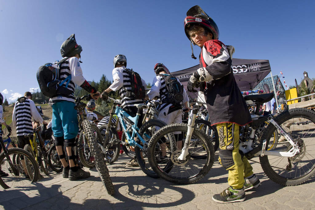 SGC campers at Whistler Mountain Bike Park