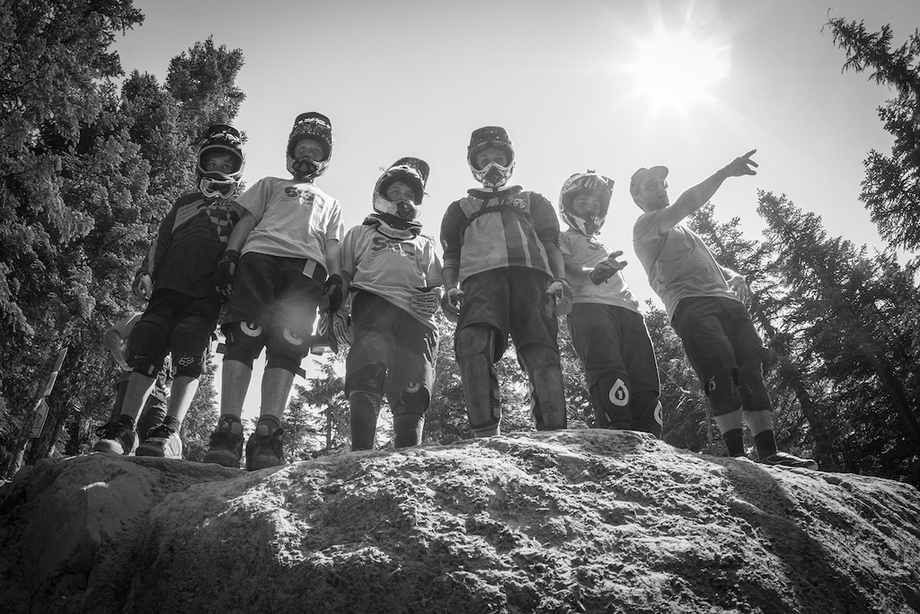 SGC campers at Whistler Mountain Bike Park