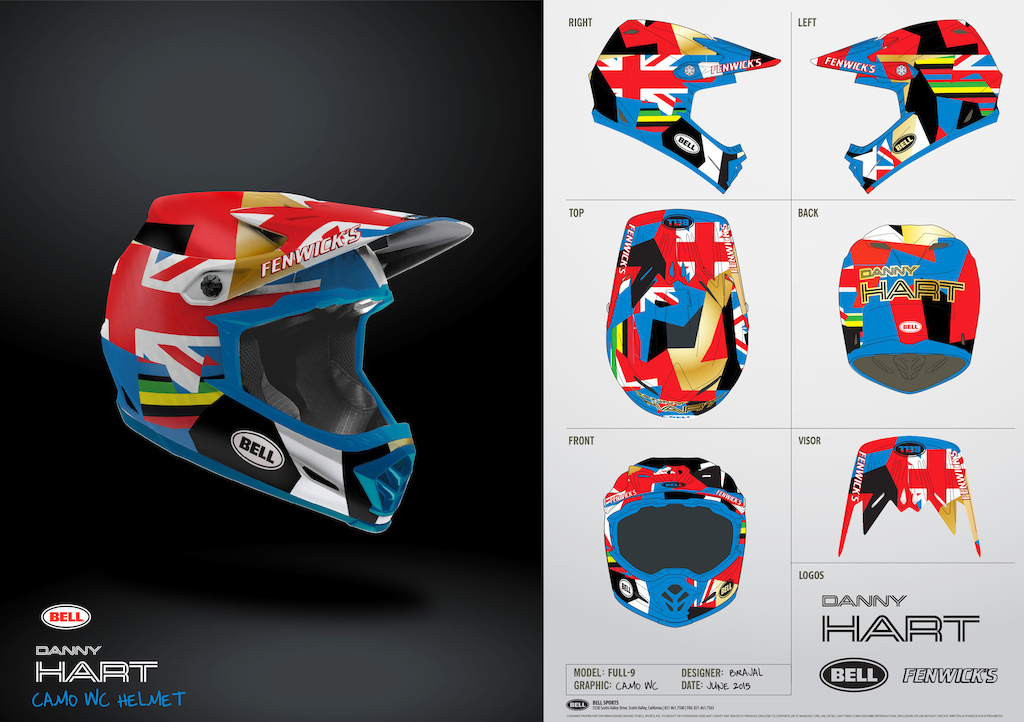 Geometric camouflage inspired pattern, mixed with gold, rainbow jersey and United Kingdom colour schemes, to give to Danny a total environment integration! Thanks Pedro Brajal
Please favorite it !