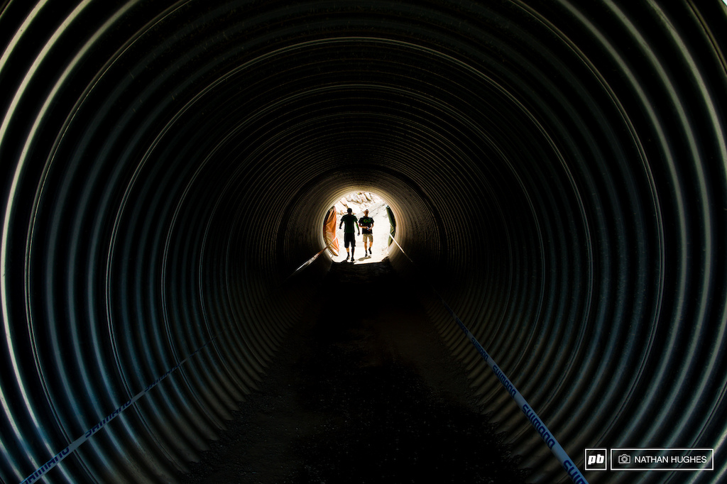 Team Devinci in the light at the end of the tunnel.