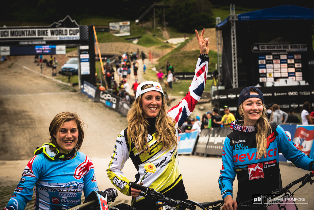 Your Women s top three here in Leogang.