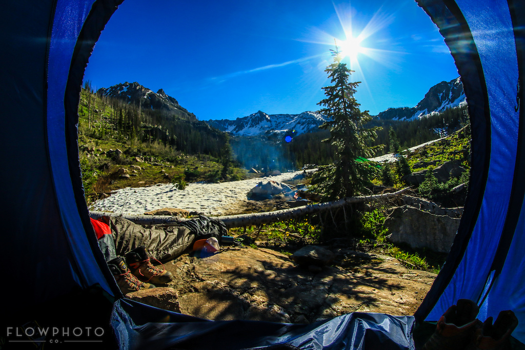 Camping out on top of the world. Gilpin Lake Trail scoping out the Continental Divide Trail for some bikepacking trip this summer