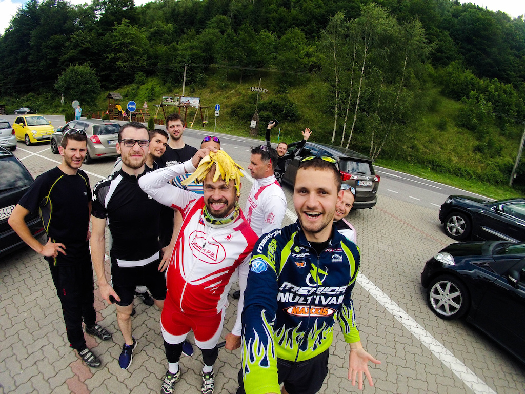 Zavŕšenie dňa pred kolibou Svätého Krištofa