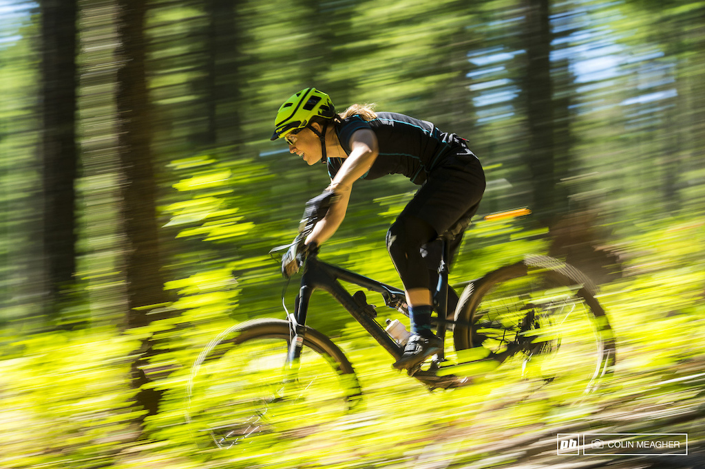 Outta nowhere. XC Eliminator racer Andreane Lanthier Nadeau of Rocky Mountain Bikes traveled down from BC and stole the show with a resounding win 57 on KellI Emmett. I m thinking we will see more of her racing Enduro in the future.