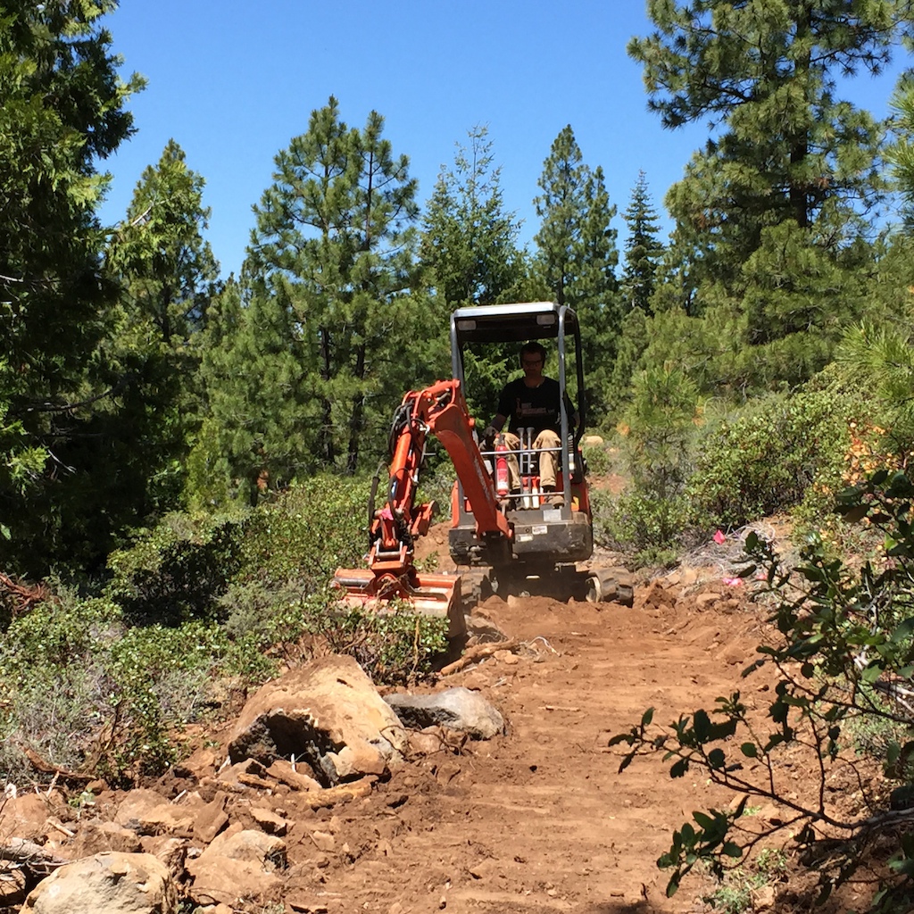 Dirt Mechanics Building New Trail - May 2015