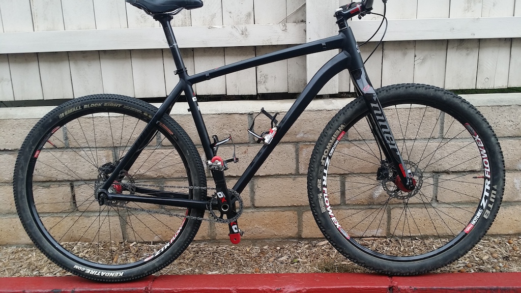 2015 Niner Air 9 XL 18lbs 29 Black Single Speed Mountain Bike - $