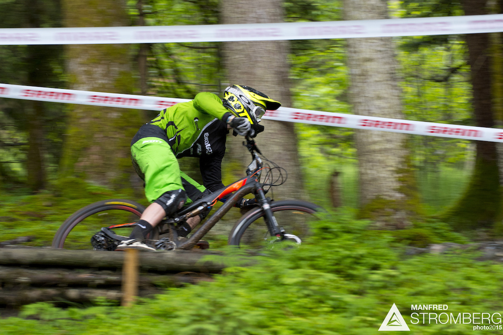 Stage 1 of the 1st UEC MTB Enduro European Championships in Kirchberg, Tyrol, Austria, on June 21, 2015.Â Free image for editorial usage only: Photo by Manfred Stromberg