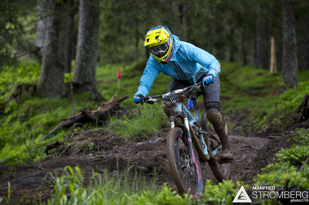 Stage 4 of the 1st UEC MTB Enduro European Championships in Kirchberg, Tyrol, Austria, on June 21, 2015.Â Free image for editorial usage only: Photo by Manfred Stromberg