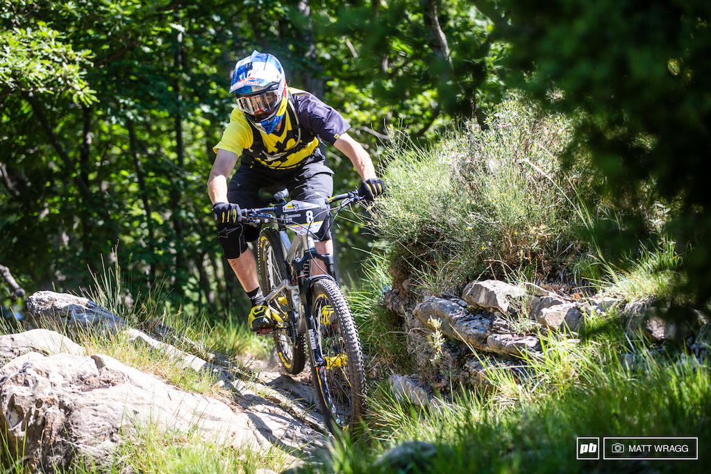 Matti Lehikoinen planned to return to Trans Provence to learn more about enduro racing, but somehow found himself at the sharp end. A mechanical on day five cost him time, but he still was fast enough for fourth overal..