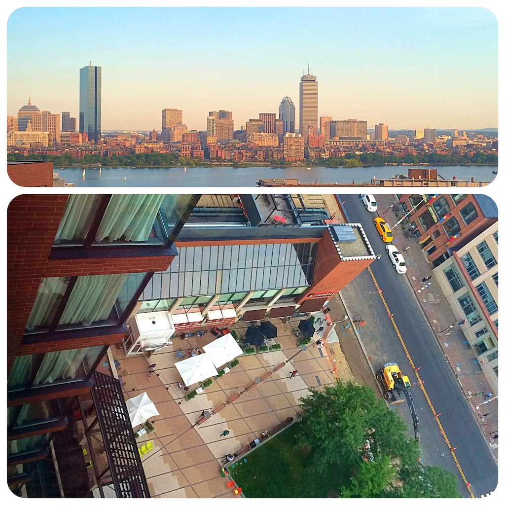 Hello Cambridge Massachusetts! View from my hotel room.