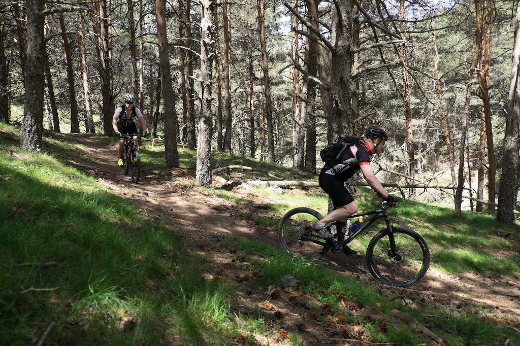 A group of swedish riders spent a week riding the trails in Sierra de Guadarrama, 50km from Madrid City.