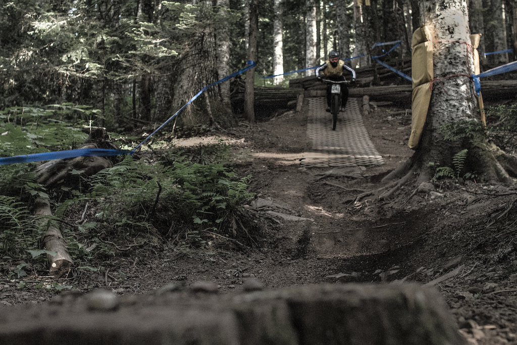 Photo during pro practice of the 3rd round of the NW Cup at MT. Hood Ski Bowl