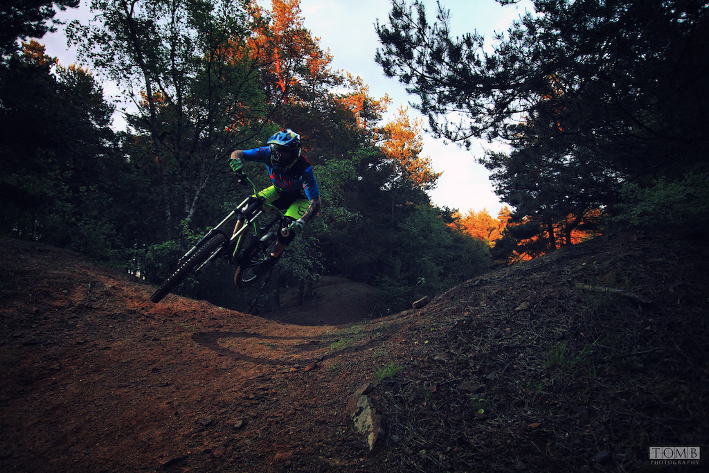 Sam sessioning some of the local natural trails one evening a few weeks back and making the most of the golden light at sunset