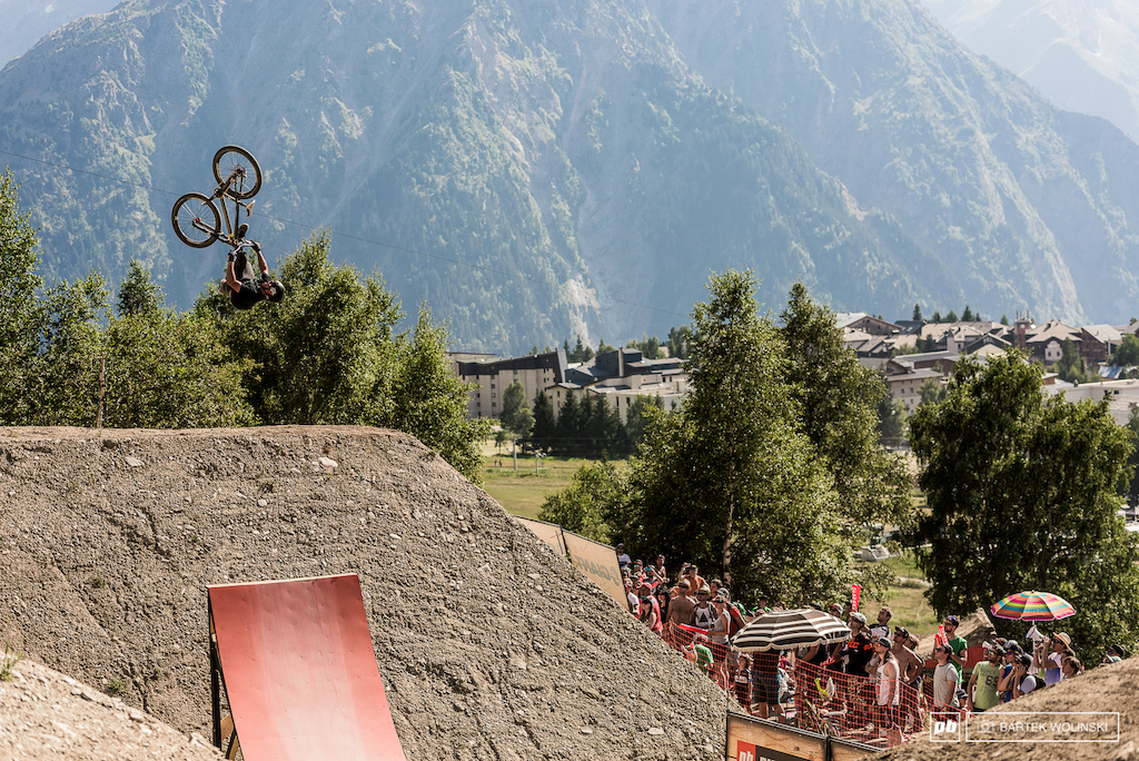 Simon Pages started good and finished bad at Crankworx L2A but we know he will be back and strong soon.