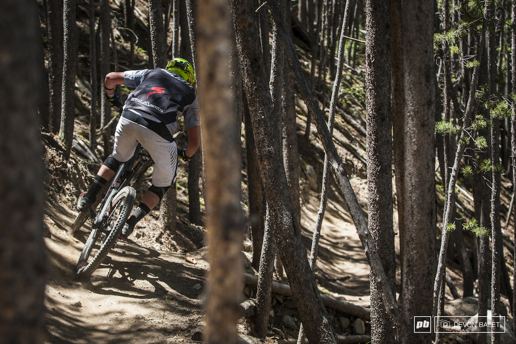 The tracks on Keystone were made for turning. It was a turning man s game this weekend.