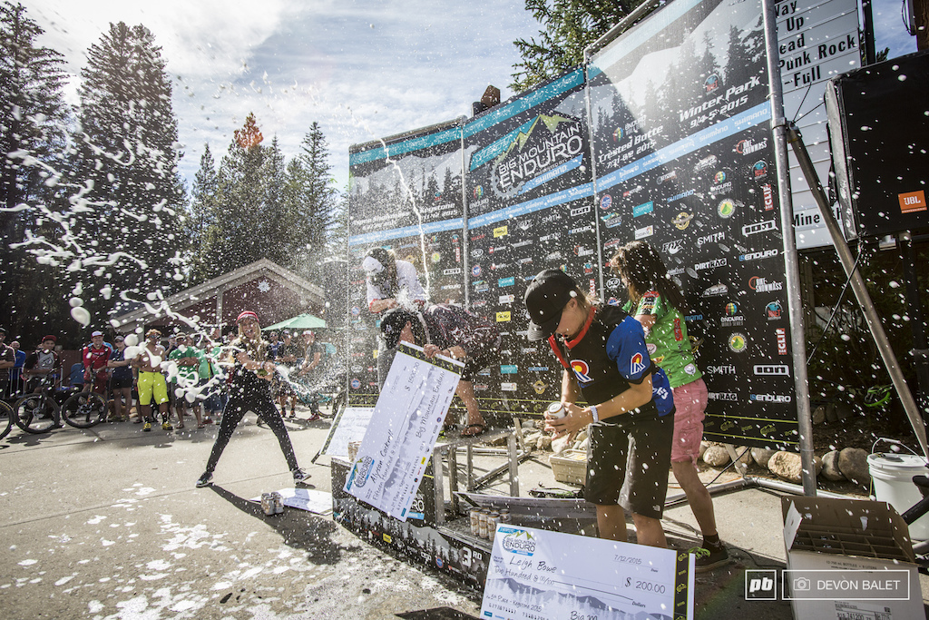 Nothing like a good ol champagne shower.