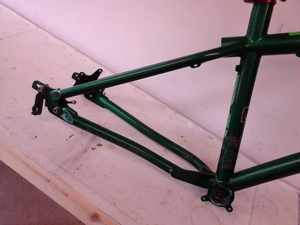 2012 evil soveriegn frame 15inch, rock shox forks