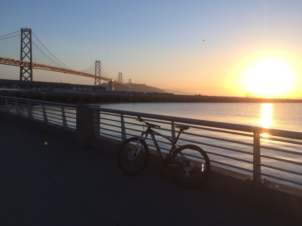 Sunrise at the Bay Bridge