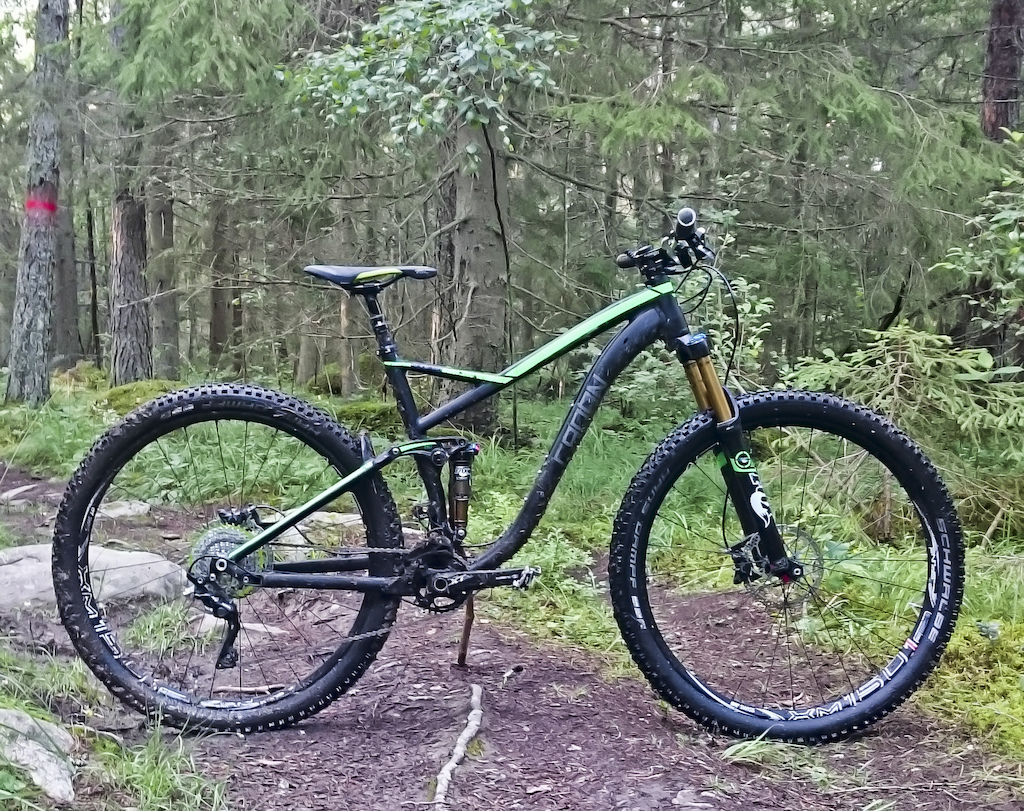 Wonderful bike for my local trails. I'm thinking about getting a Pike up front, but otherwise, I'm quite pleased.