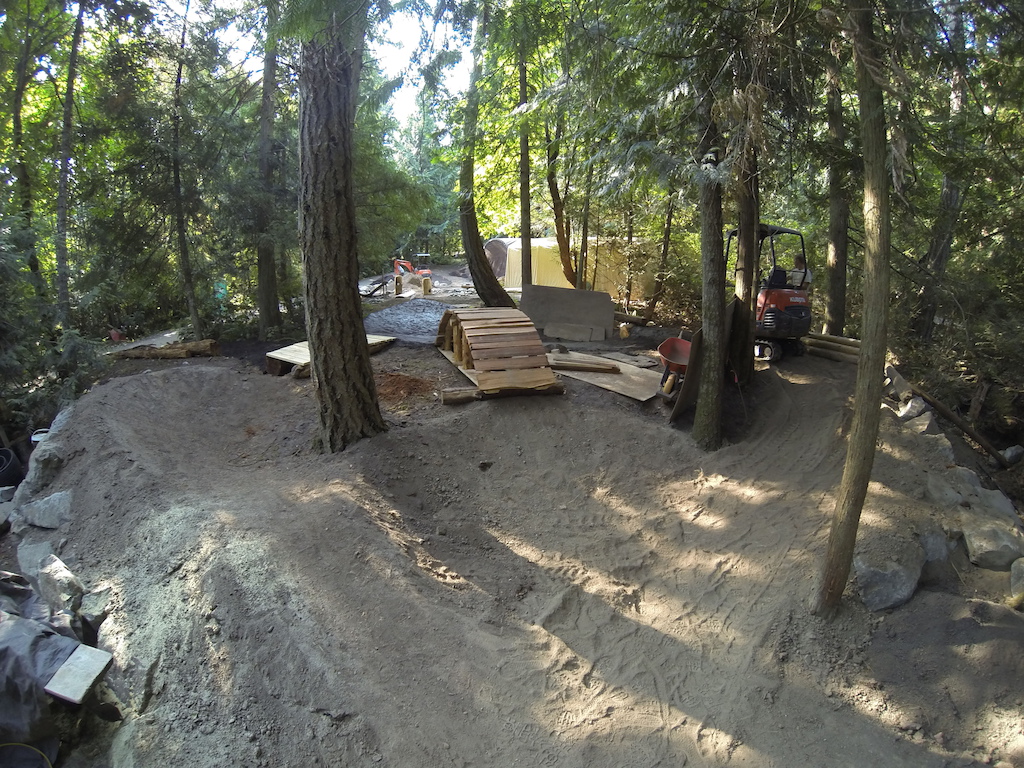 Playground beginning to take shape